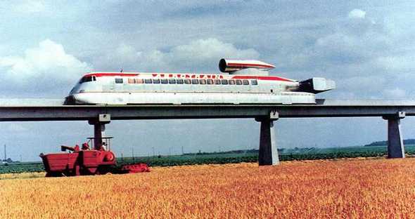 Jet motorlu aérotrains