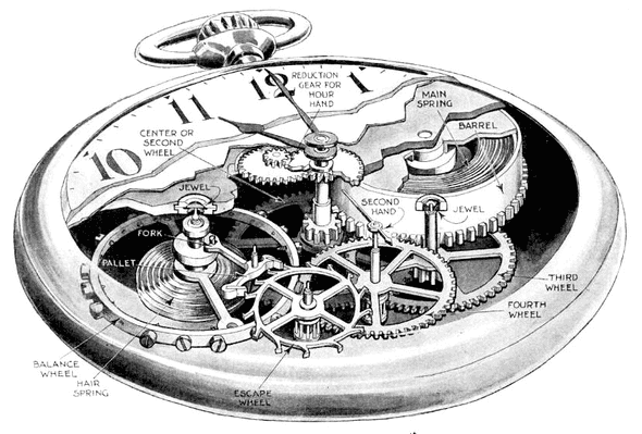 Automatic Watch Mechanism
